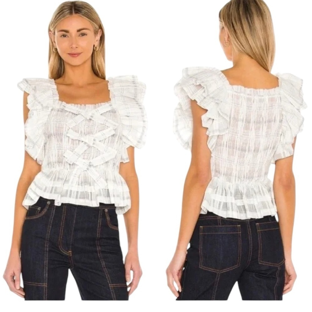 Ulla Johnson Camille Bow Tank